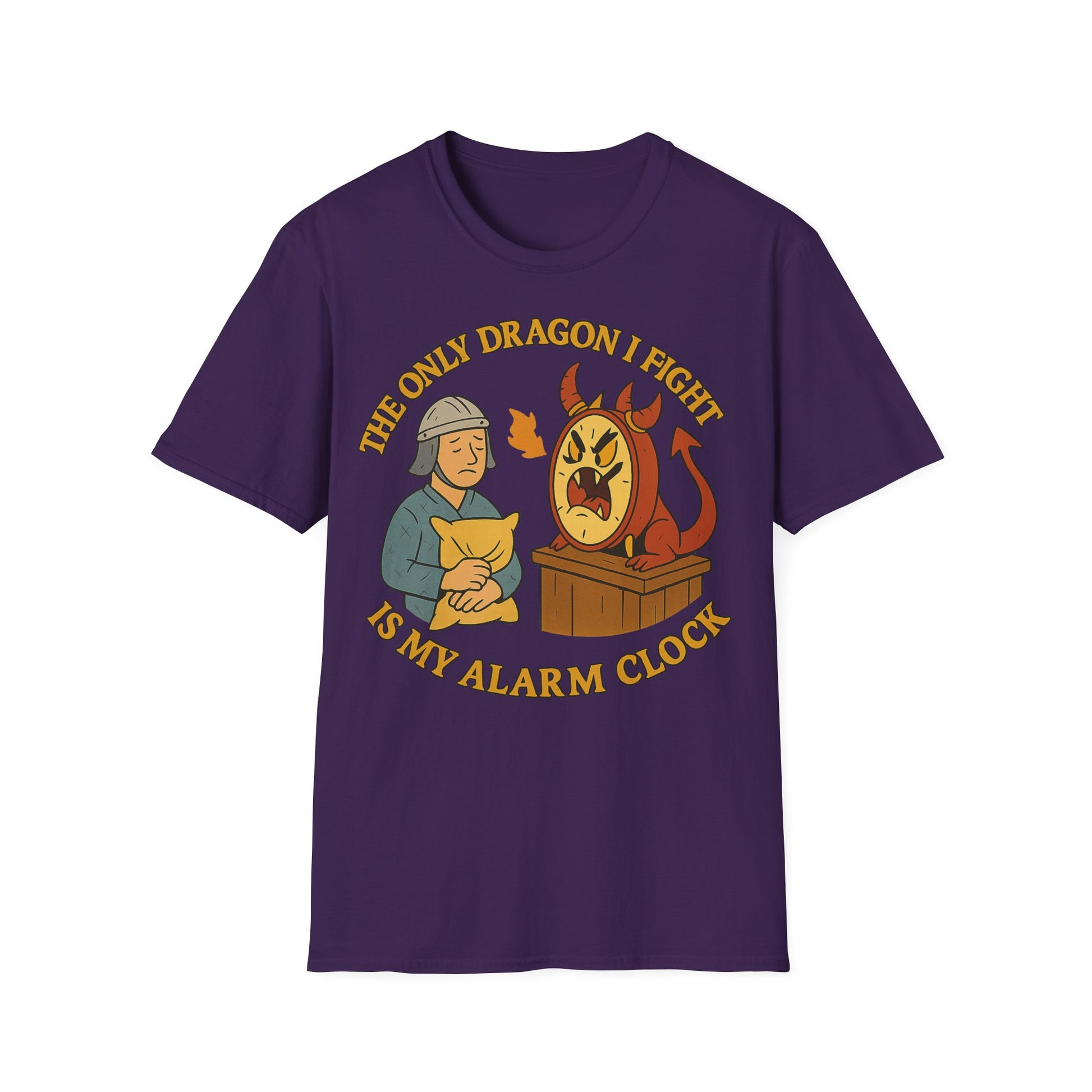 The only dragon I fight is my alarm clock