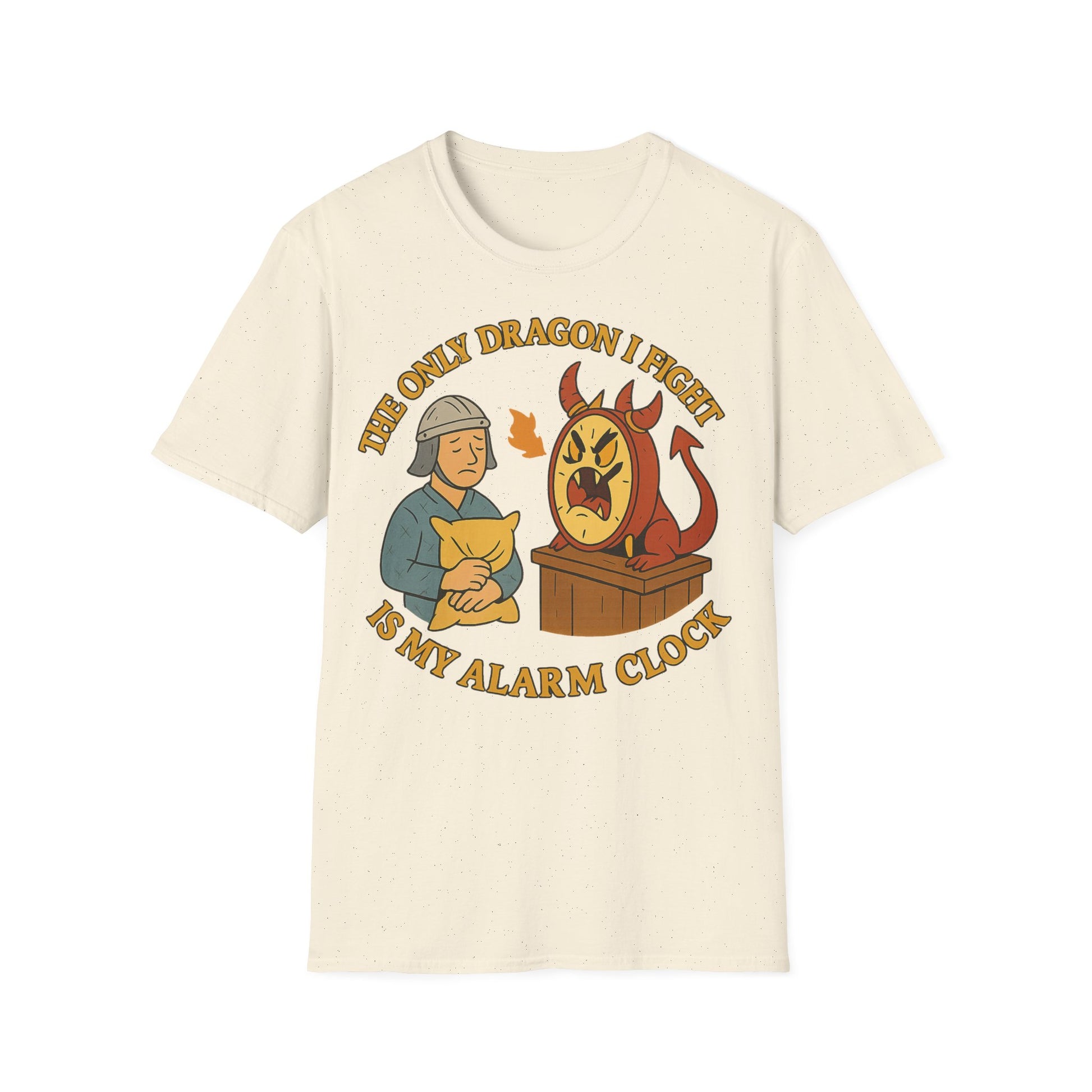 The only dragon I fight is my alarm clock