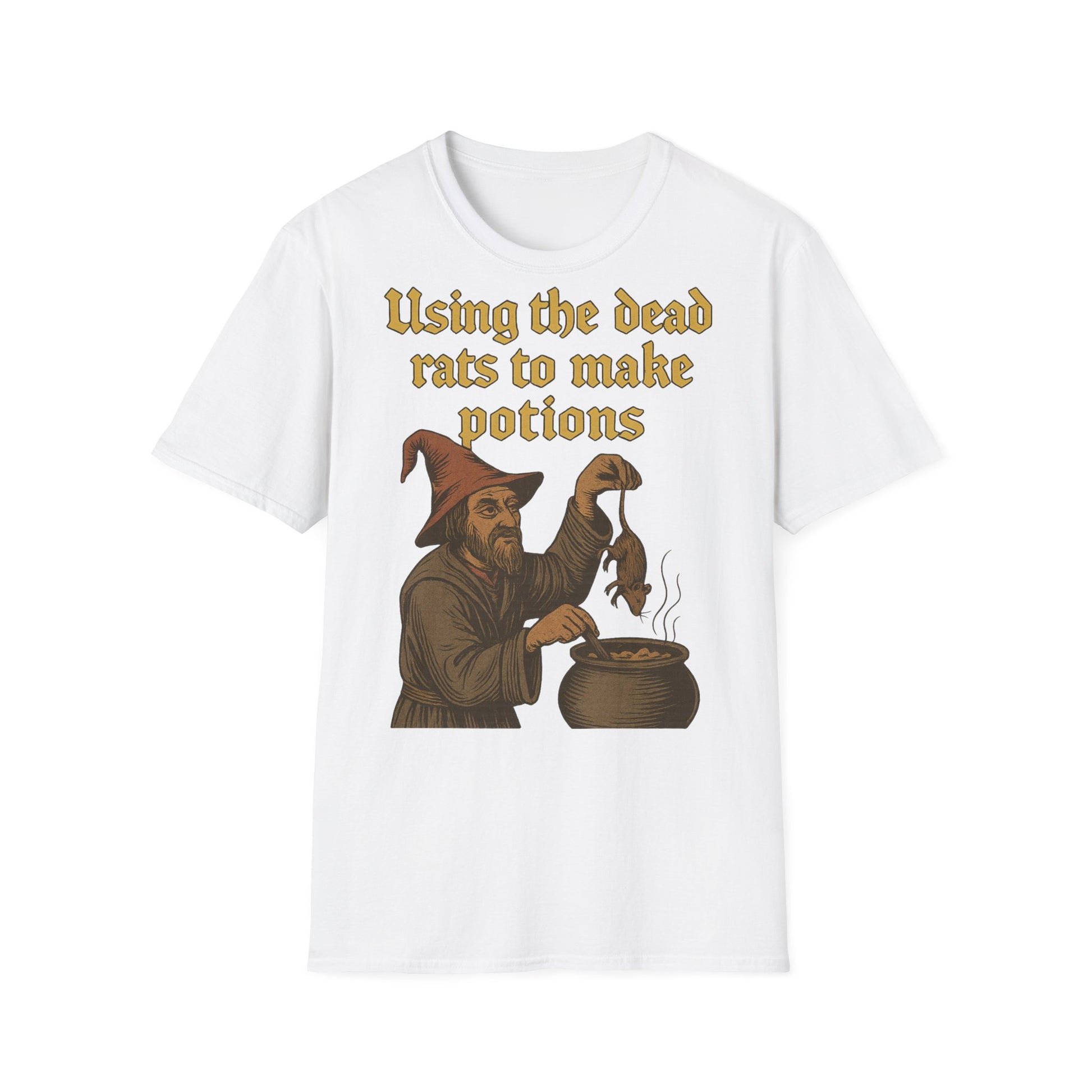 Using the dead rats to make potions