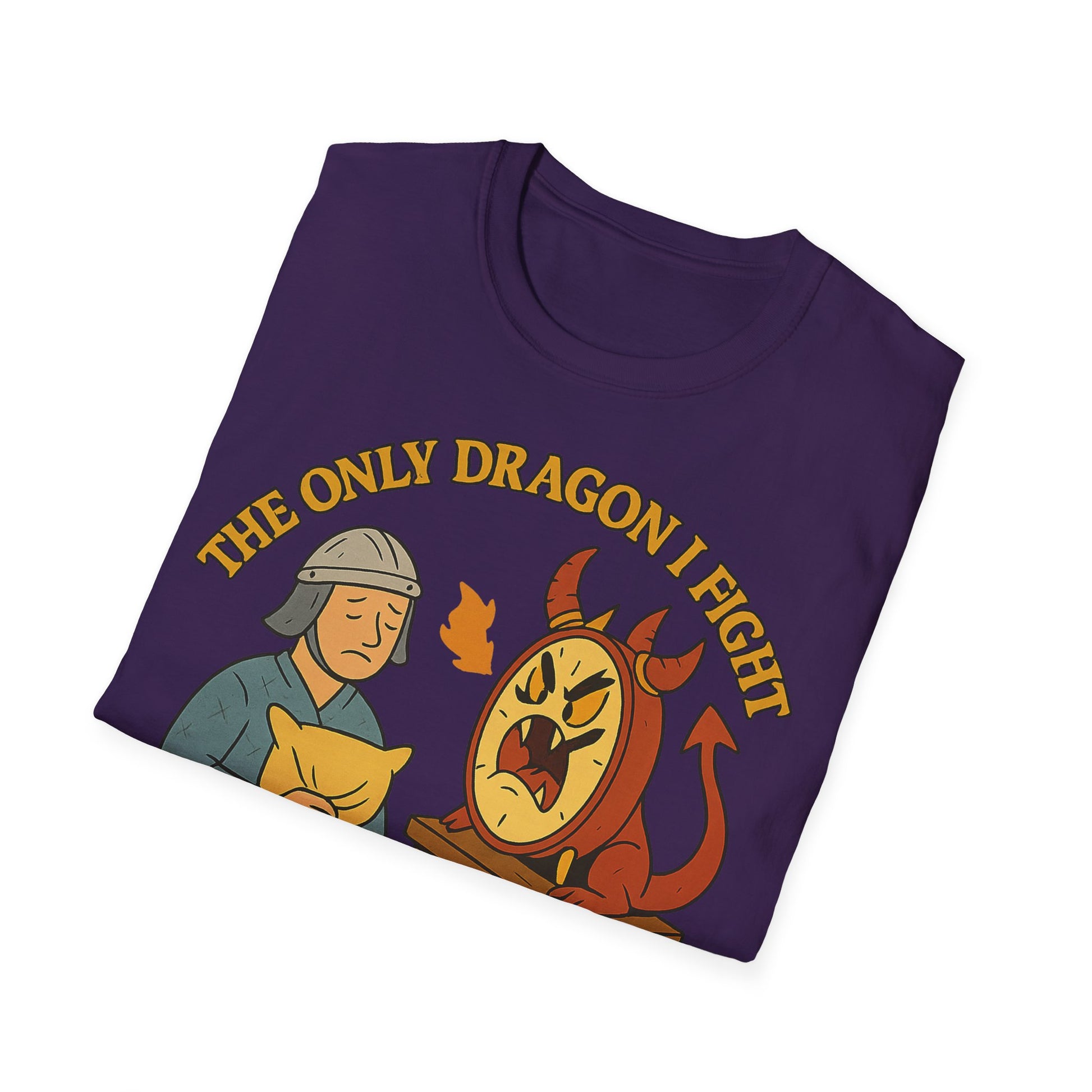 The only dragon I fight is my alarm clock